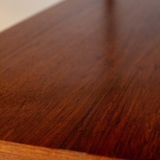 Image 1 of 1x Mid-Century Modern Teak Bookshelf with Iron Frame, Italy, 1960s