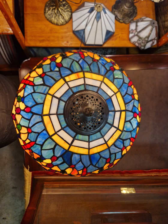 Image 1 of Magnifique lampe de table de style Tiffany 65x40