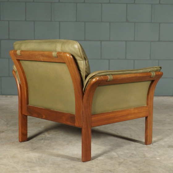 Poltrone vintage ‘Scala’ - Dreipunkt International - anni '80 – Leather, Wood (photo 4 of 11)