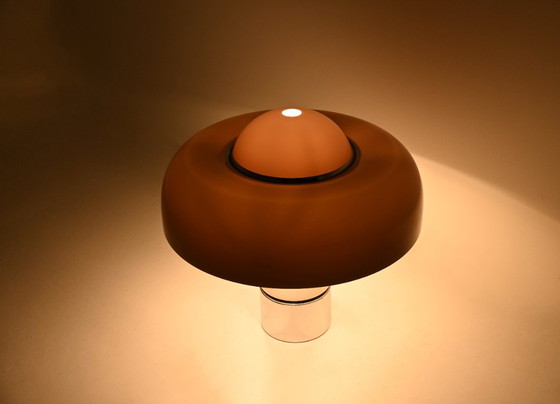 Brumbury Lamp by Luigi Massoni for Harvey Guzzini, 1970s – Table lamps, Metal, Plastic (photo 6 of 15)
