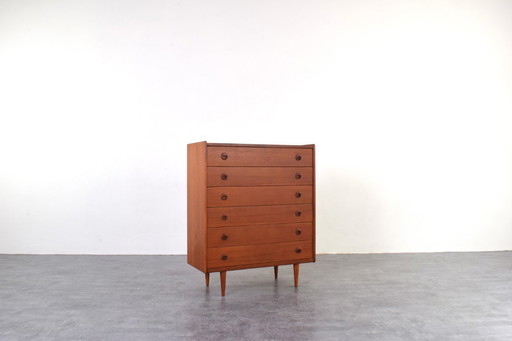 Mid-Century Danish Teak Chest of Drawers, 1960s.