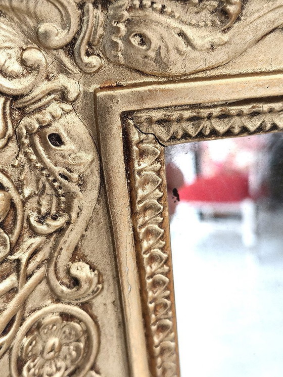 Image 1 of 19th-century mirror in wood and gilt stucco, 115 x 61.5 cm