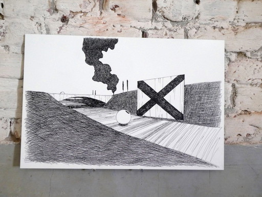 François Trocquet, Composition, 2010, Lithographs & prints