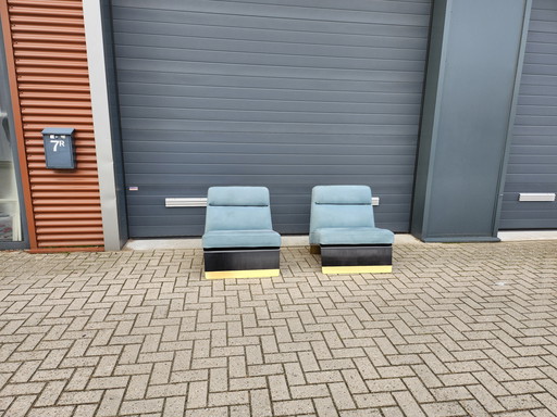 Baxter - Greta chair in Kashmir leather - set of 2