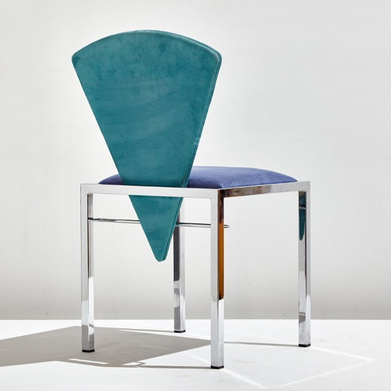 Image 1 of MK10080 Sedie Omaggi di Salvati & Tresoldi per Saporiti Italia, set da 4