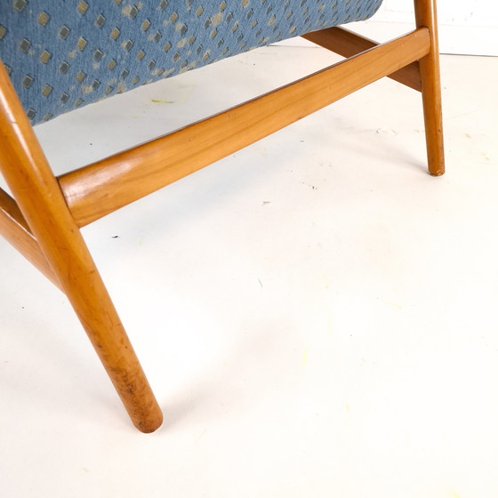 Image 1 of Poltrona vintage Krasna Jizba, stile moderno di metà secolo, anni '50