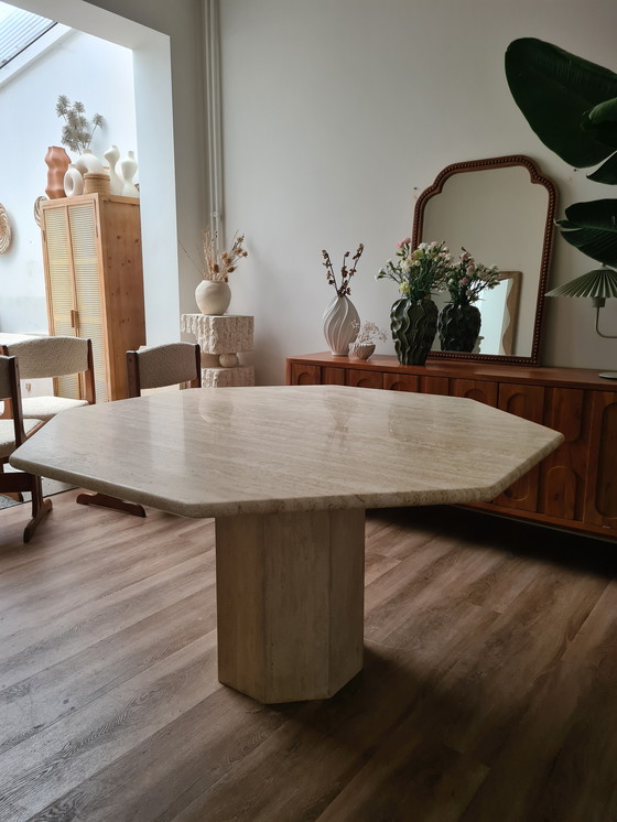 Image 1 of Tavolo da pranzo in traventino