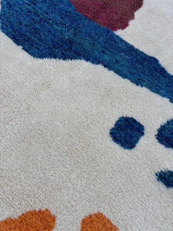 Handgemaakt Marokkaans wollen tapijt – Uniek en tijdloos 200cm x 300cm – Vloerkleden en tapijten, Cotton (photo 4 of 8)