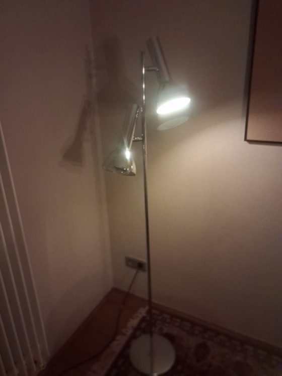 Image 1 of Vintage Space Age Floor Lamp | 70s Chrome | Cosack Leuchten