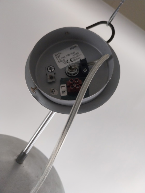 Image 1 of 1 x Eglo aluminium saturn hanglamp 1980's 