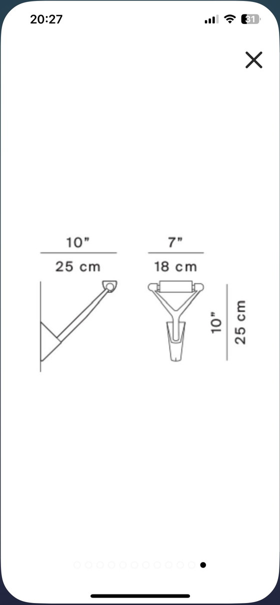 Image 1 of Luceplan Lola Parete wall lamp (2 pieces)