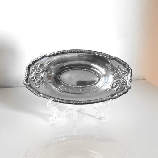 BANDEJA ANTIGUA DE PLATA MACIZA DE 916 