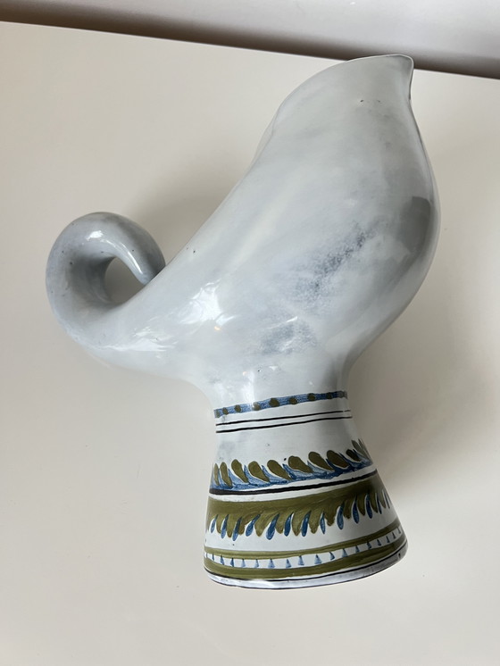 Image 1 of Rooster vase by Roger Capron - zoomorphic ceramic from Vallauris, 1950s