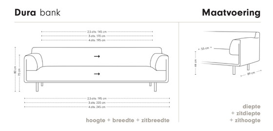 Image 1 of Sofá de 4 plazas Eyye Dura en lana