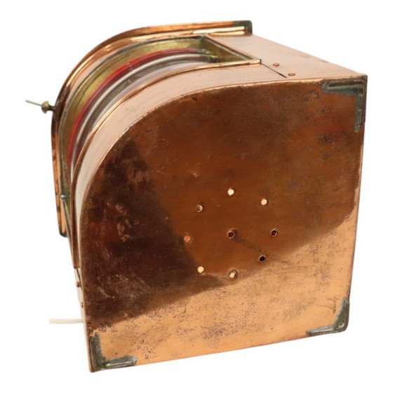 Image 1 of Large Vintage Ship's Lamp