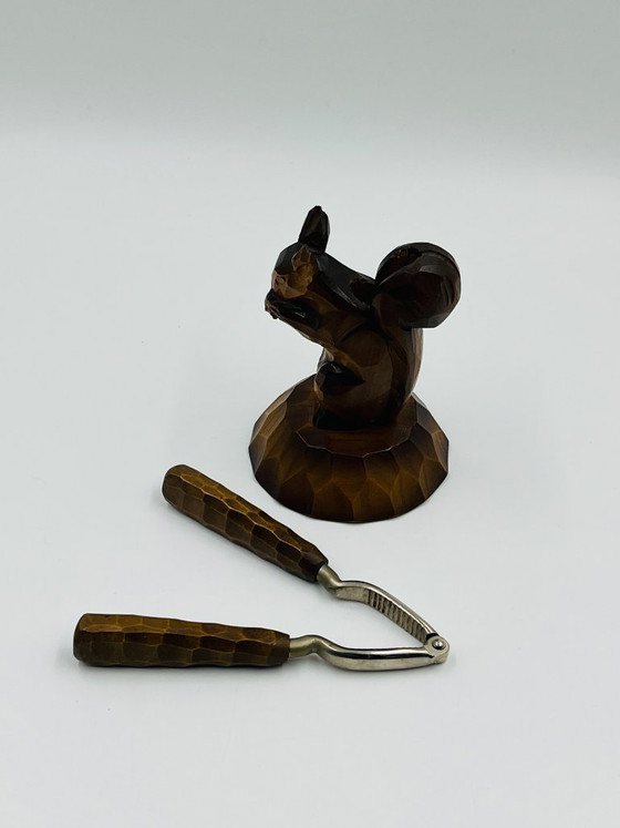 Carved Wooden Squirrel Nutcracker – Table accessories (photo 2 of 7)