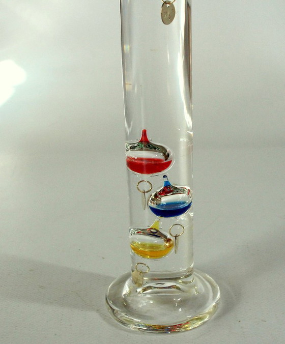 Image 1 of Galileo vintage glazen thermometer, mondgeblazen