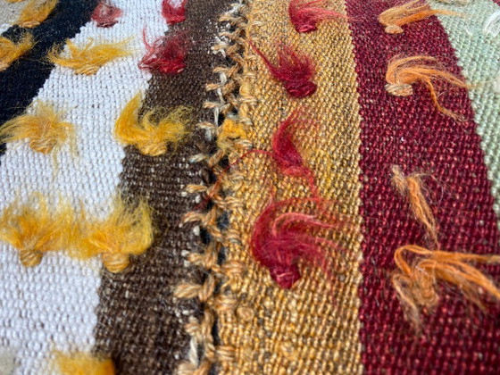 Image 1 of Unique Kilim & Carpet Cushion Cover – 120 x 40 cm