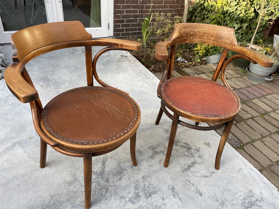 Image 1 of Originele Thonet design stoel - mét merklabel