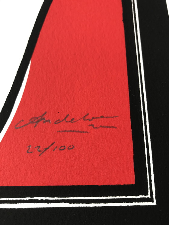 Image 1 of Zeefdruk Formule 1/F1 Juan Manuel Fangio