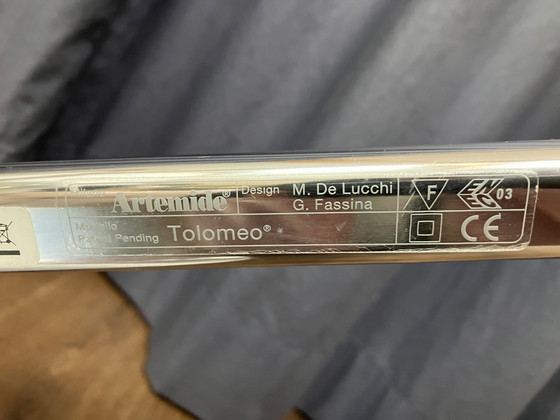 Image 1 of Artemide Tolomeo Design Chrome Table Lamp Architect Lamp