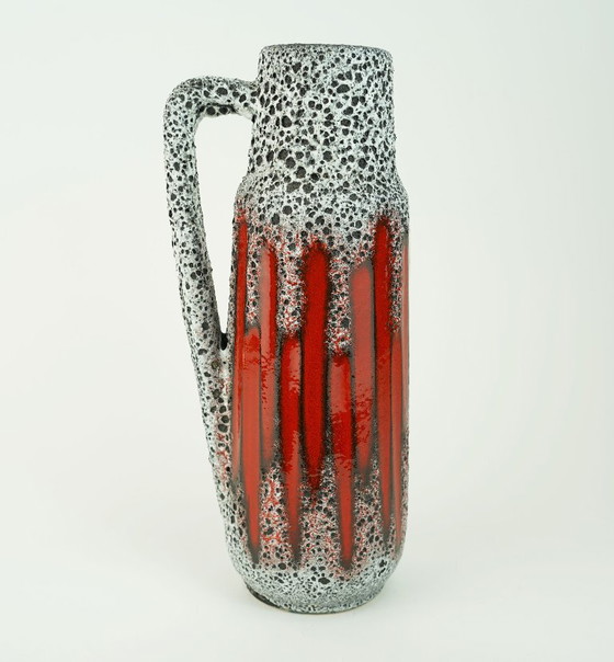 Vaso Scheurich tedesco occidentale vintage anni '60 '70 con decoro Lora Modello 275-28 – Scheurich W-Germany (photo 3 of 13)