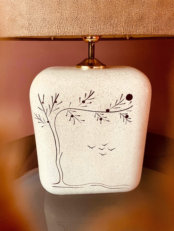 Image 1 of Unique Bohemian/Japanese table lamp