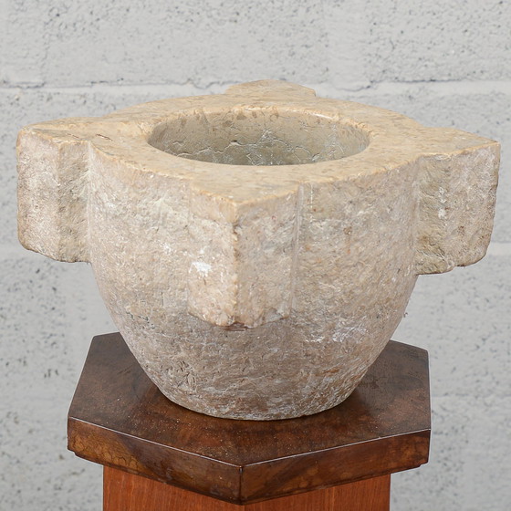 Früher italienischer Steinmörser aus dem 19. Jahrhundert – Küchenzubehör, Italian Design (photo 4 of 12)