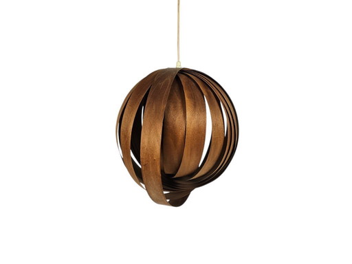 Mid century modern - Moon lamp - Verner Panton stijl - teak - 60's