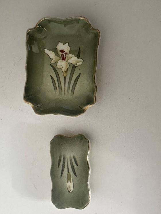 Image 1 of Nécessaire dit de Fumeur- Manufacture De Bruyn Faiencerie Fives Lille vers 1920