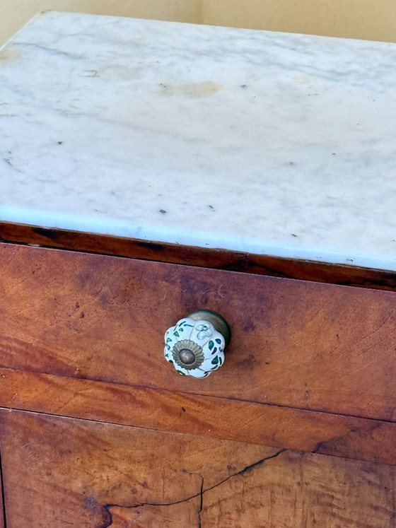 Image 1 of Beistelltisch aus Holz und Marmor