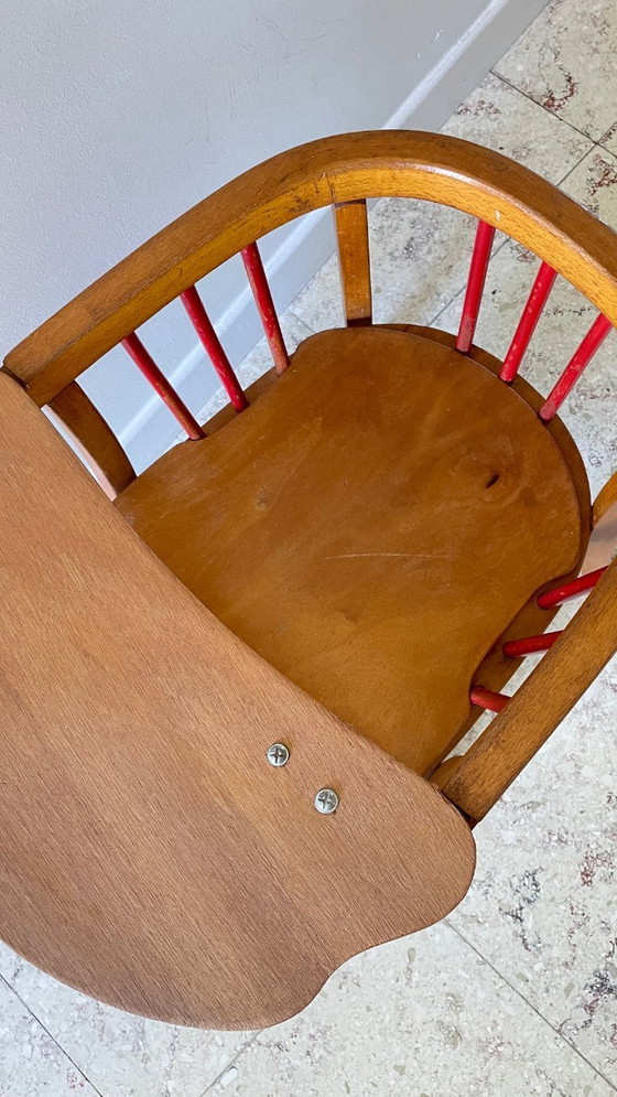 Image 1 of Poltrona per bambini in legno vintage Baumann