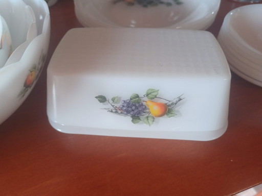 Gran lote de vajilla vintage Arcopal Fruit de France