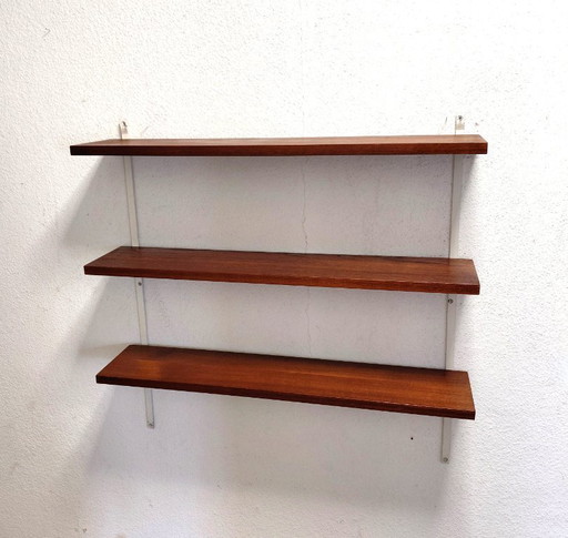 Sixties separate wall rack with three shelves