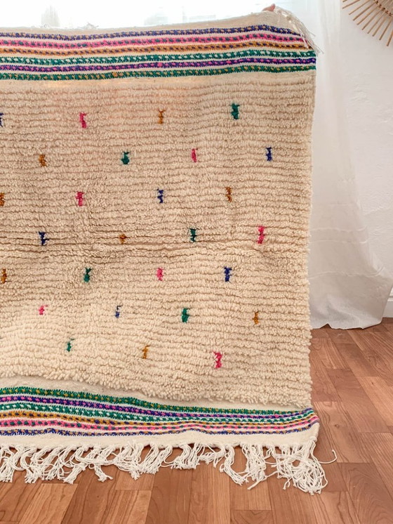 Image 1 of Authentische Berbère-Tapis aus Leinen, 200 x 200 cm
