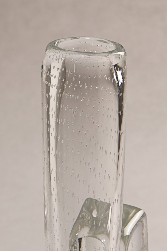 Image 1 of 'L'ultimatum' Vase in Glass - Sem Schanzer (as l'Anverre)