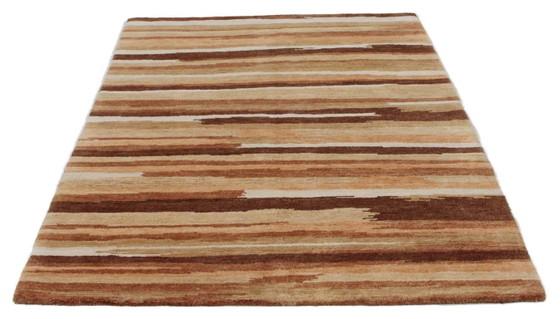 Modern Designer Hand-knotted Wool Rug New & Unused 200 x 142 cm, Rugs & carpets, Beige (photo 3 of 9)