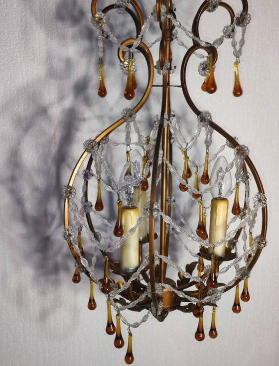 Image 1 of Lámpara de araña de cristal
