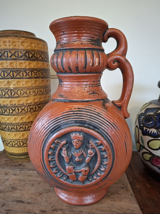 Image 1 of Large Carstens Tonnieshof West Germany floor vase/lamp base