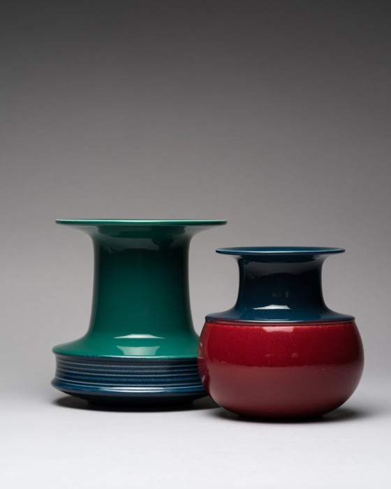 Image 1 of Rosenthal Studio Linie Tapio Wirkkala PLUS Vase Duo MCM WGP Vintage Chic 1960s