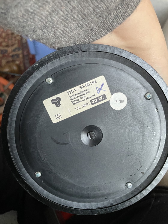 Image 1 of Postmoderne Vrieland design booglamp zwart Memphis 