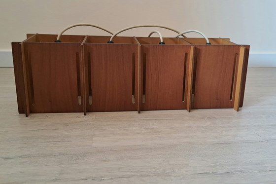 Image 1 of Plafonnier scandinave en teck, années 1960 - Mid Century Modern