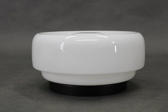 Image 1 of Set di tre plafoniere da soffitto nere di metà secolo, anni '70