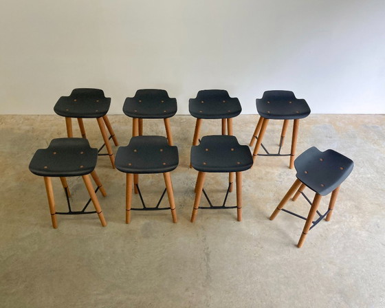 8x Quinze & Milan Pilot Barstool – Quinze Milan, Metal, Plastic, Modern (photo 9 of 14)