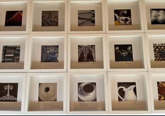 Image 1 of 24 signed photographs by Pim Westerweel in loose frames.