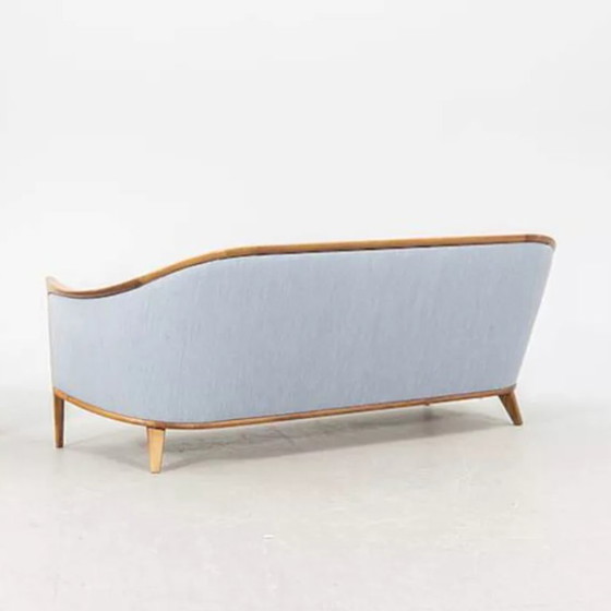Image 1 of Set da salotto vintage scandinavo in noce di Bertil Fridhagen, stampato Bröderna Anderssons, anni '60