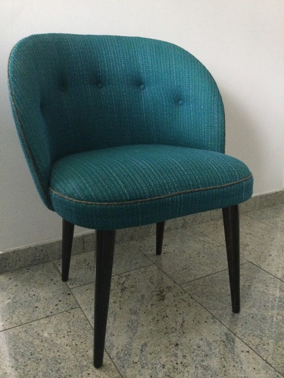 2 schwedische Retro-Sessel – Dunlopillo, Textile, Wood (photo 3 of 6)
