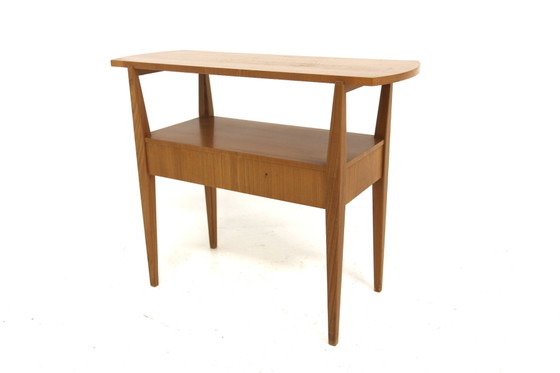 Table de Chevet en Orme, Suède, 1940, Tables de nuit (photo 5 sur 6)