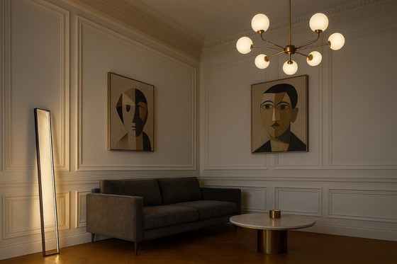 Image 1 of Cornice vloerlamp zwart