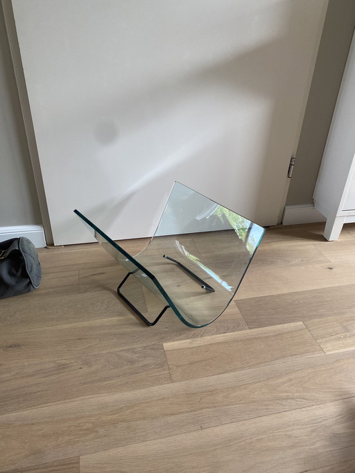 FIAM design magazine rack magazine holder glass